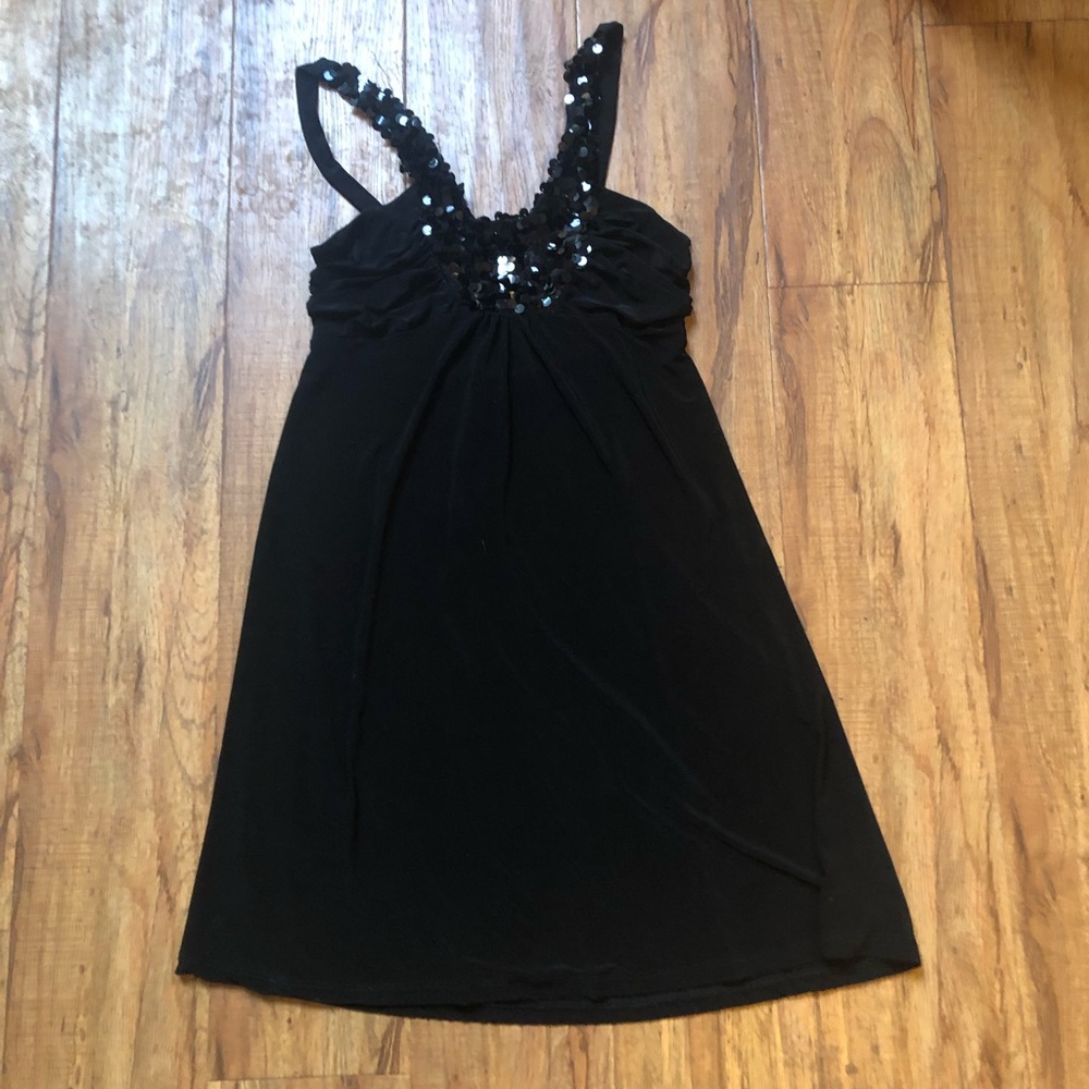 Yoyo5 Tank Mini Dress Womens Size Medium Black